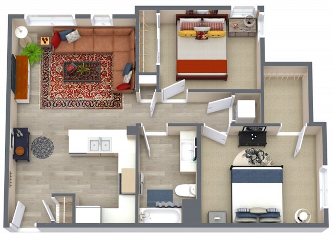 Floorplan - Caraway Apartments