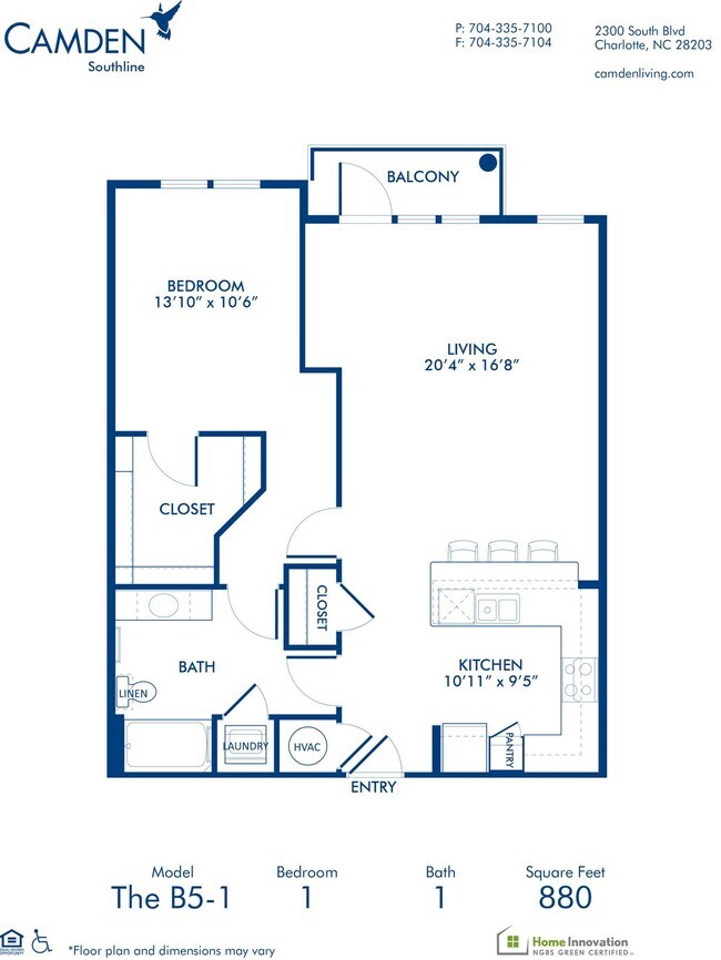 Floorplan - Camden Southline