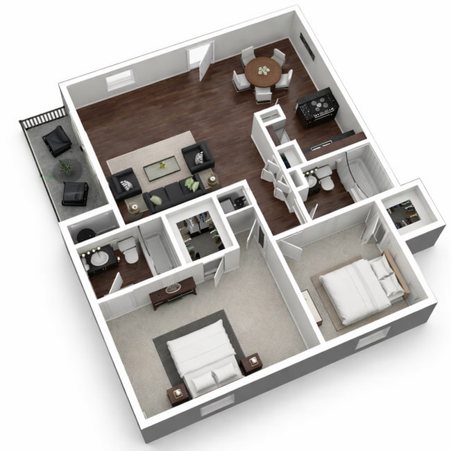 2B 1035sqft - Armon Bay