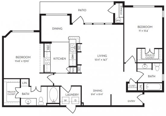 Floorplan - Villas at Rogers Ranch