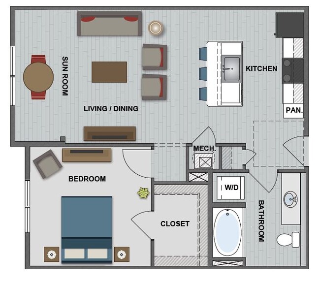 Floorplan - The Edison at Bridlespur