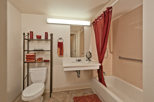 Studio bathroom - Kulana Hale Senior Apartments