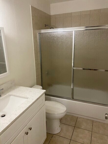 New restroom vanity, counter/ sink - 18350 Hatteras St
