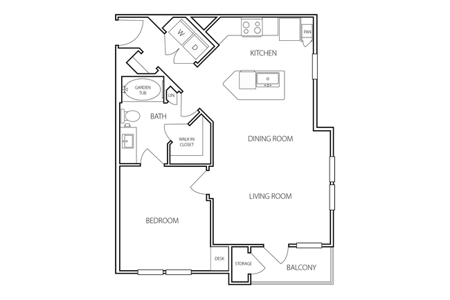 Floorplan - The Peri on Westheimer