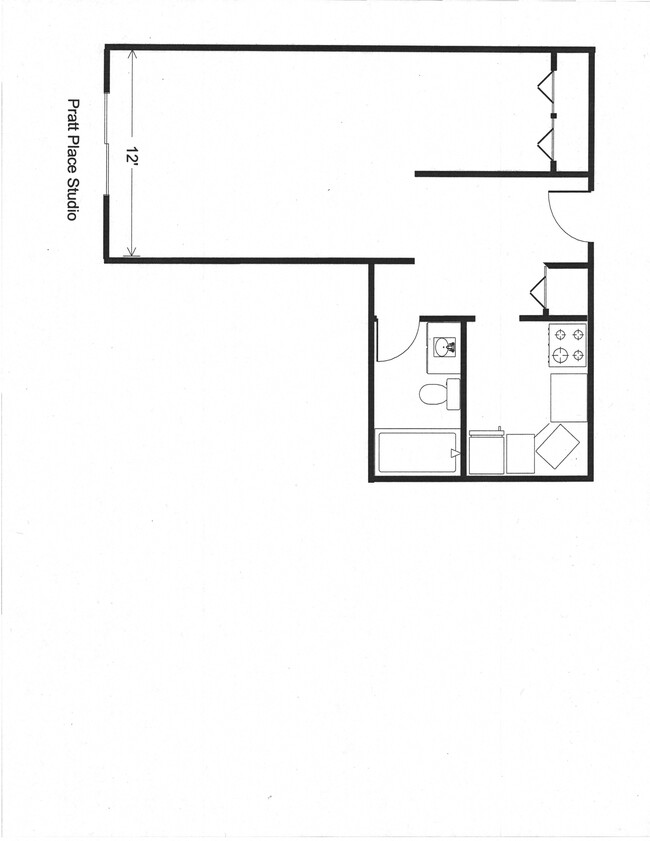 Floorplan - Pratt Place Apartments