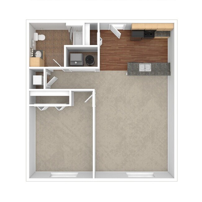 Floorplan - Iron Point Apartments