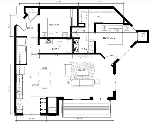 Floorplan - The Bridges Lofts