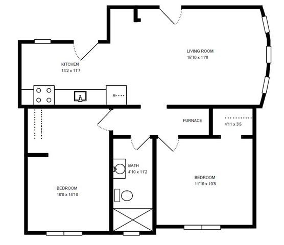 Floorplan - 2128 N Sawyer