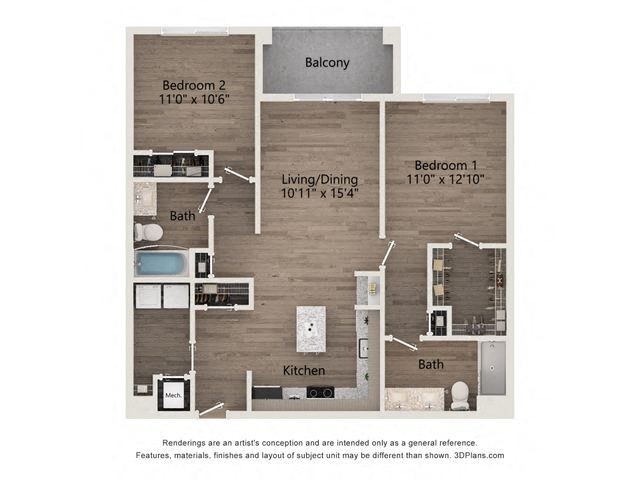 Floorplan - Sundance Trails Apartments