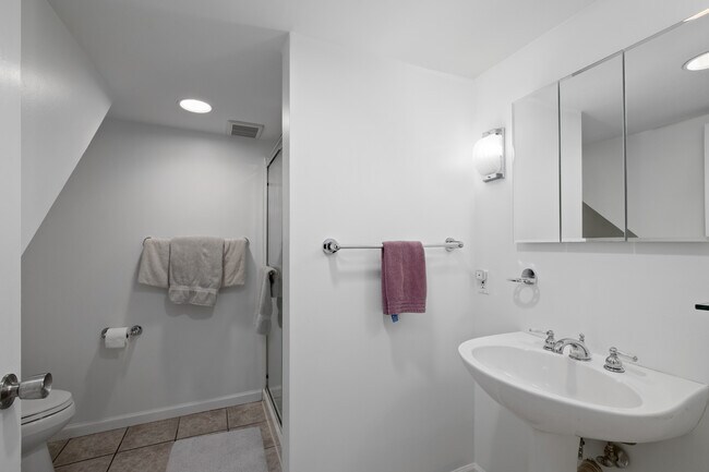 Full bathroom in the basement. - 31 Dartford Ave
