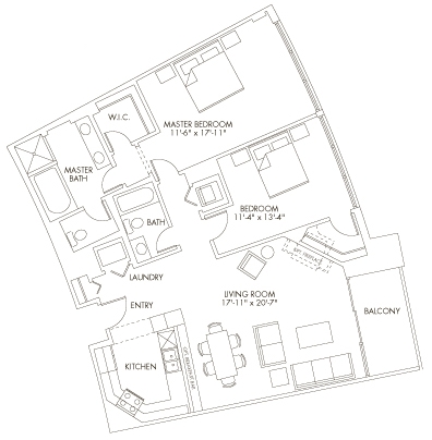 2BR/2BA - Grand Bend at Green Bay
