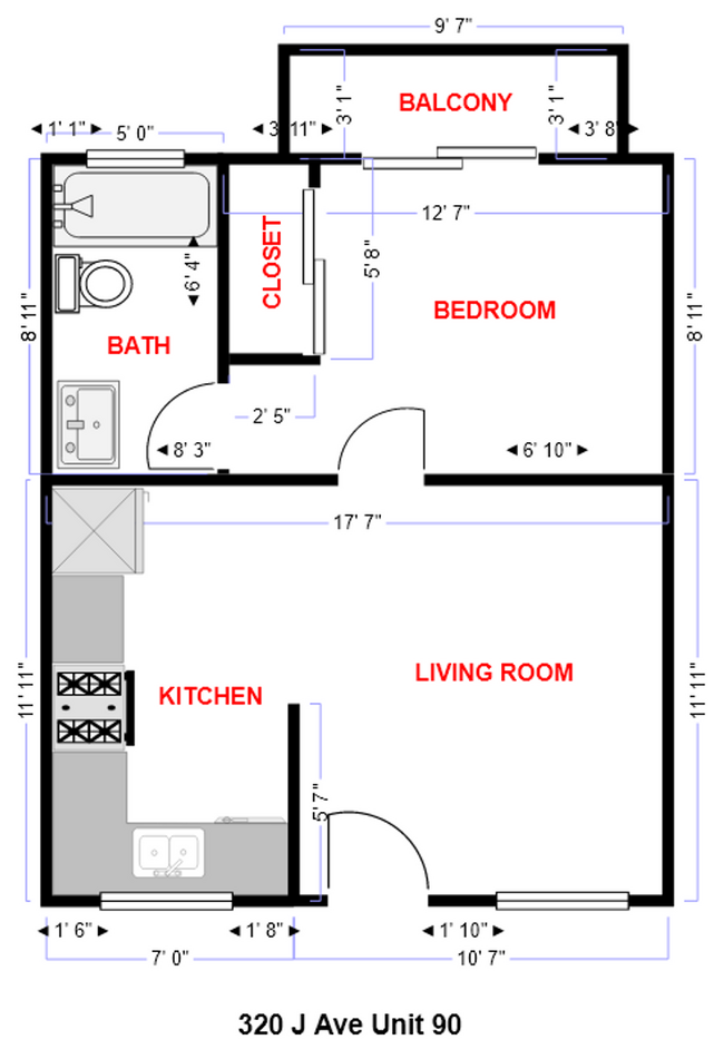 Building Photo - 320 J. Ave. #90