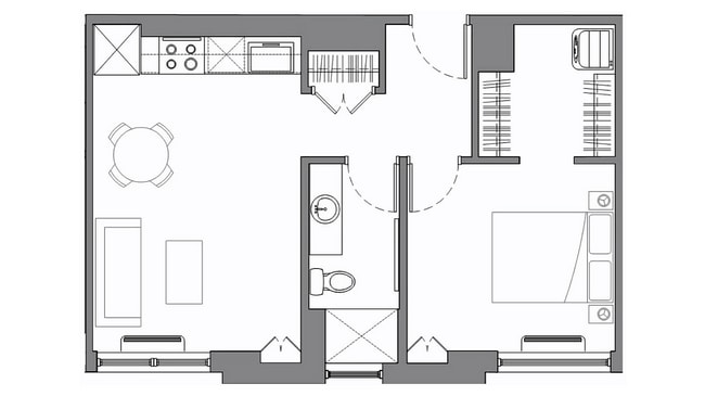 One Bedroom - The Abington