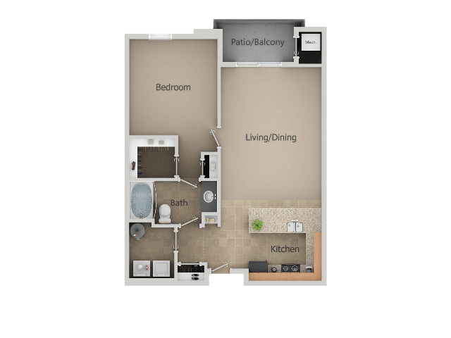 Floorplan - San Moritz Apartments