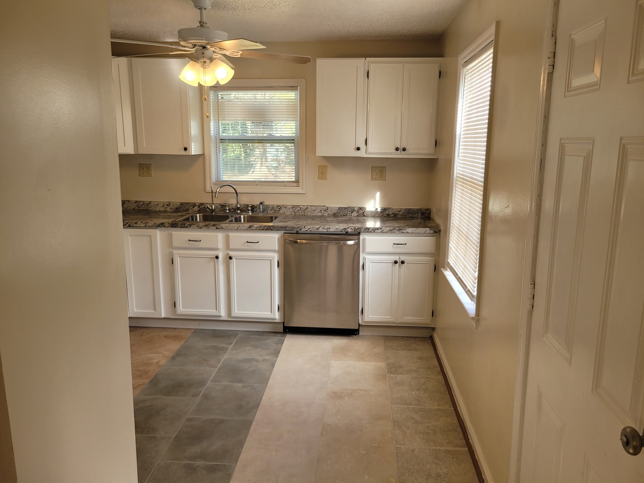 Looking into kitchen from living room - 115 Thomas Blvd