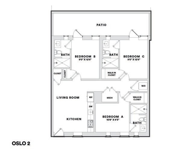 OSLOshaw Unit 2 - OSLOshaw Co-Living Apartments