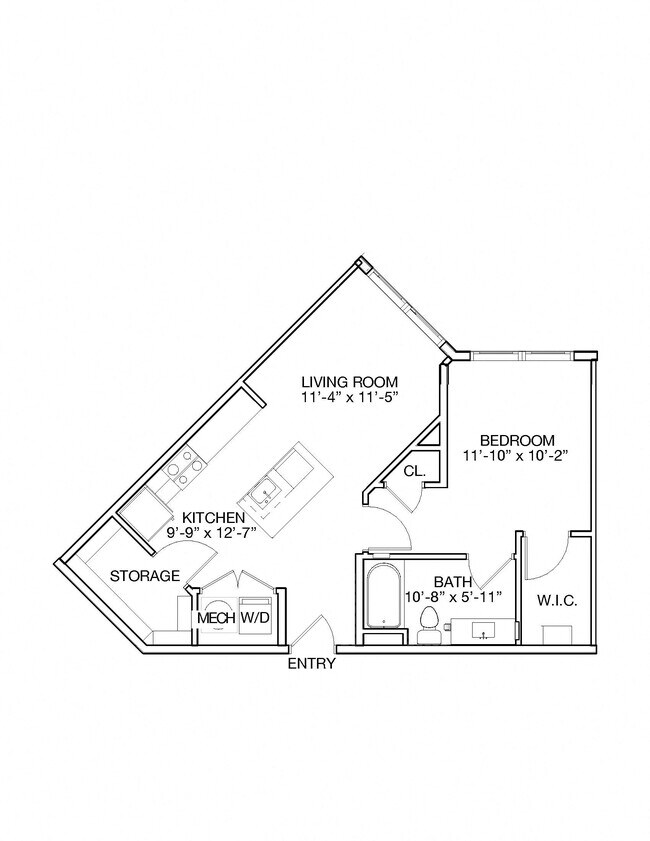 Floorplan - Ainsley at the Collective