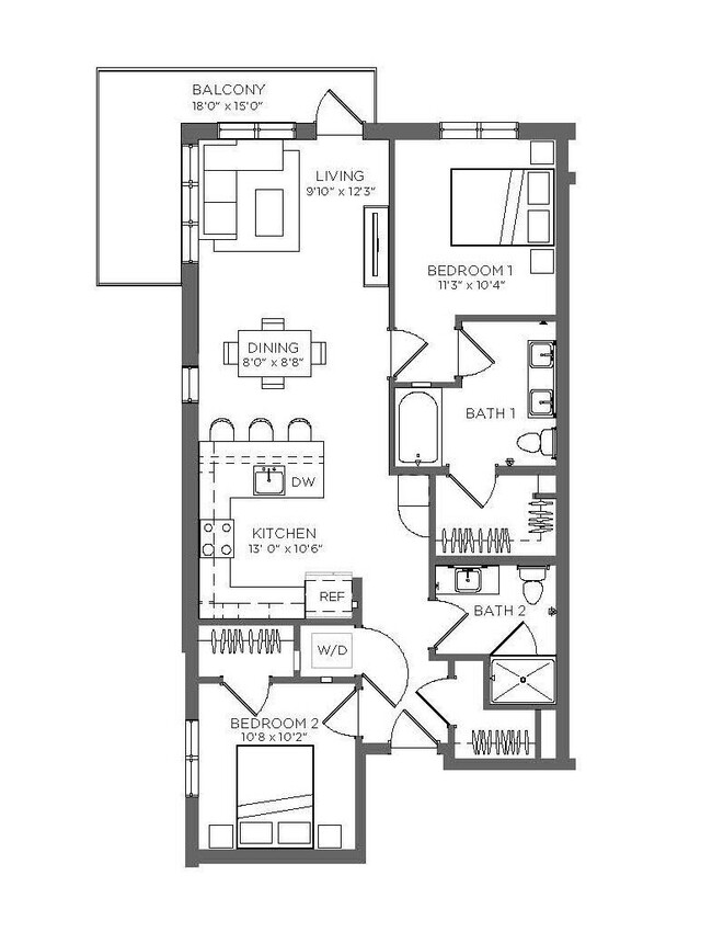 Floorplan - Zia Sunnyside