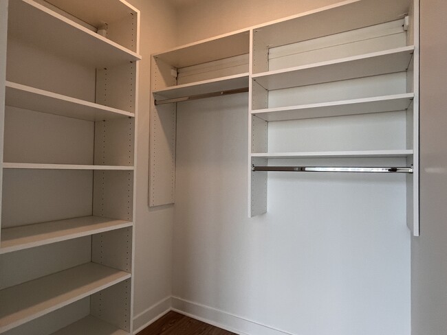 Walk In CLoset with Adjustable shelving - 1351 S Michigan Ave