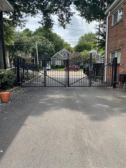 Gate entrance - 210 S McLean Blvd