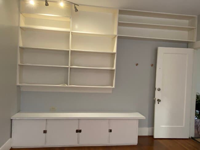 Livingroom shelves & Cabinets - 812 Branard St