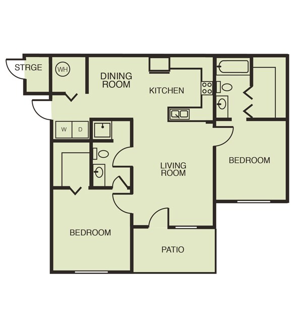 Floorplan - Cypress Oaks