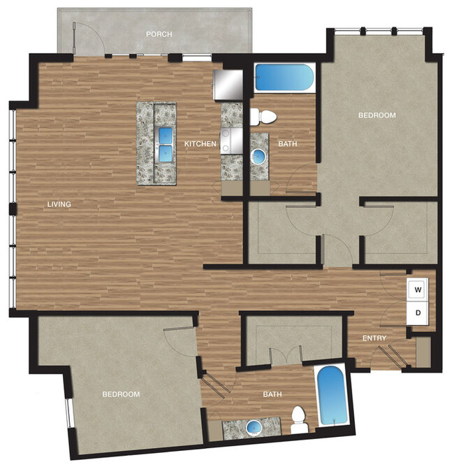 Floorplan - Crest at Las Colinas Station