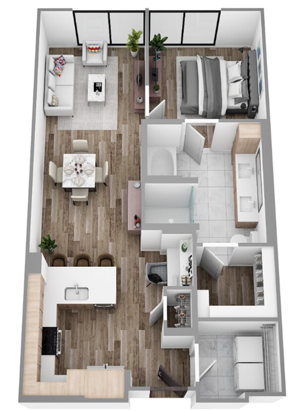 1 Bed / 1 Bath — 820+ sq. ft - The Overlook at Walnut Creek
