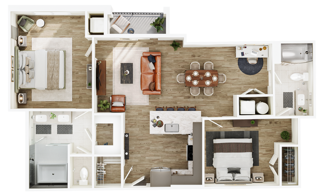 Floorplan - The Seventeen Hundred on East