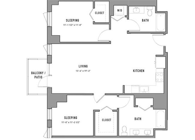 Floorplan - Residences at Addison Clark