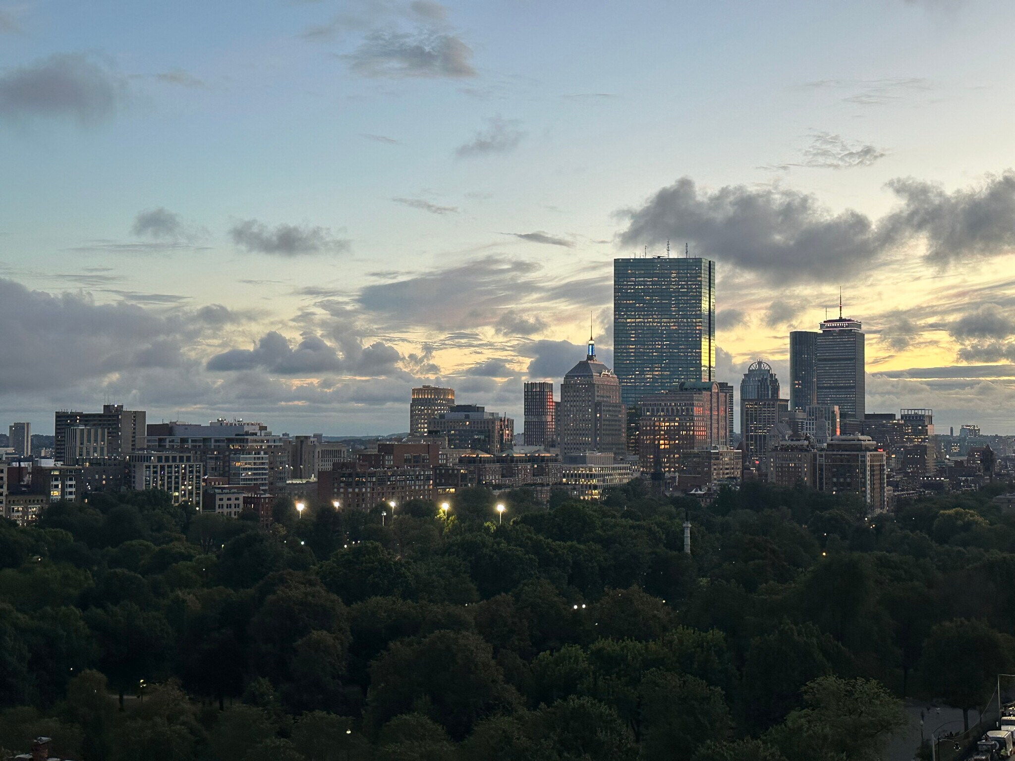 roof view of city skyline - 21 Beacon
