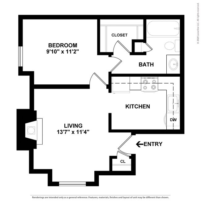 Floorplan - Alena Apartments