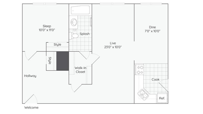 Floorplan - The Bryant at Oak Park