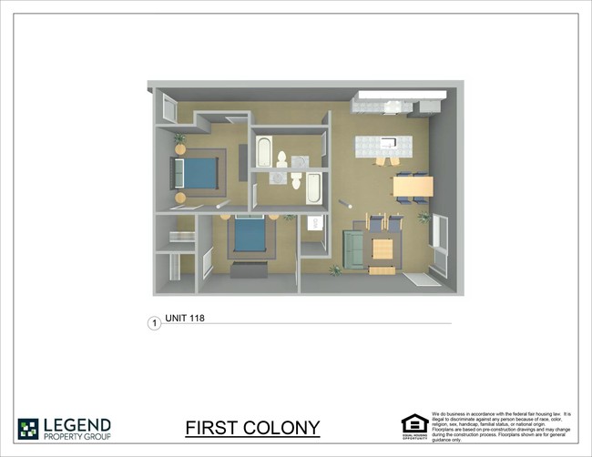 Floorplan - First Colony Flats