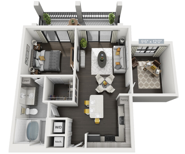 Floorplan - Avalon 850 Boca