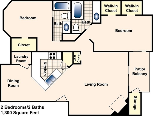 2BR/2BA - Park On Eldridge Apartments