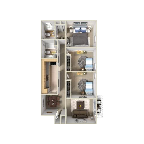 Floorplan - Prime at Gardenside