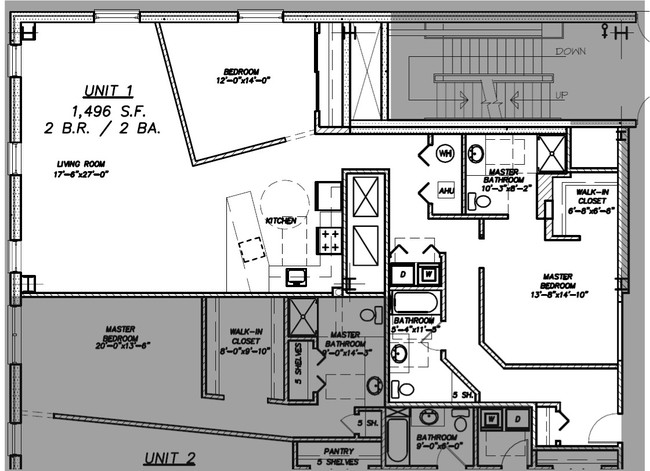 Floor Plan - Condo 601 - Lofts at Kalamazoo City Centre