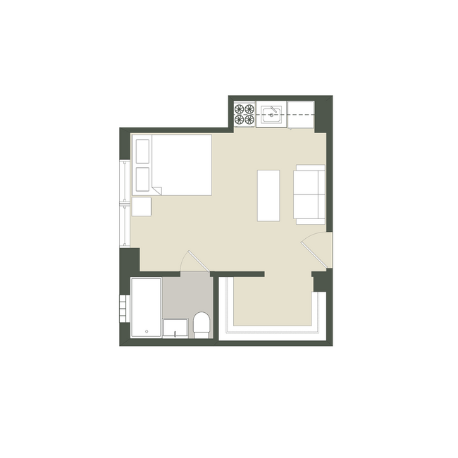 Floorplan - 420 W. Melrose St.