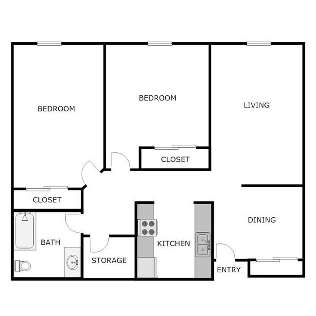 Floorplan - Shore Manor Senior Apartments