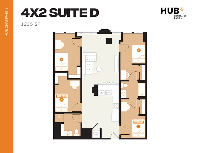 4x2 Suite D - Hub Champaign