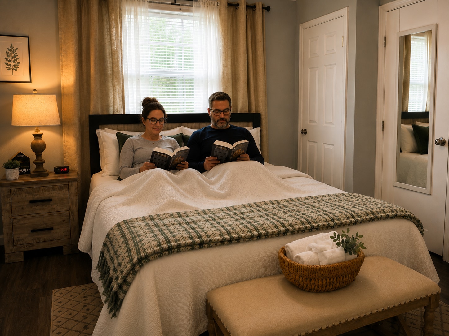 Unwind after the day with a quiet evening and a comfortable bedroom that feels like home. - 1115 Henrietta Dr