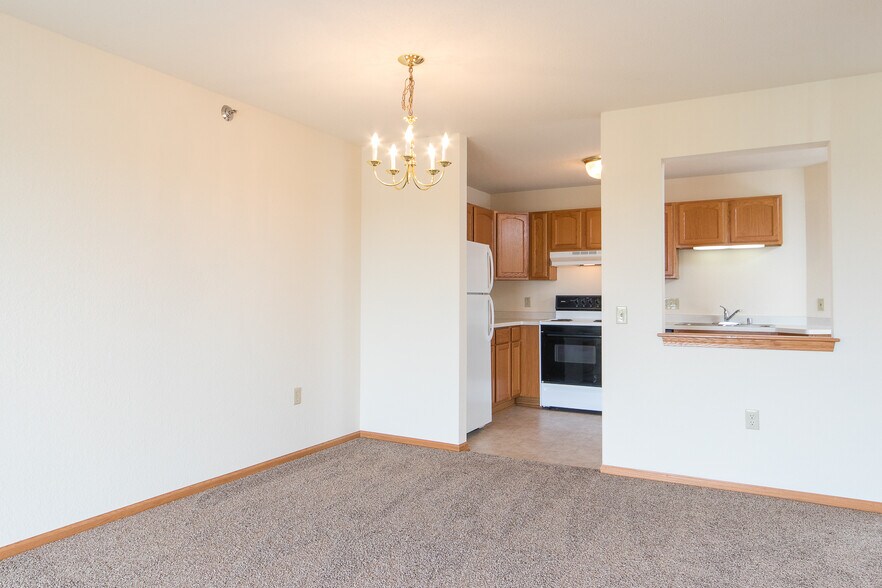 Looking in kitchen from living room - Prairie Ridge Senior