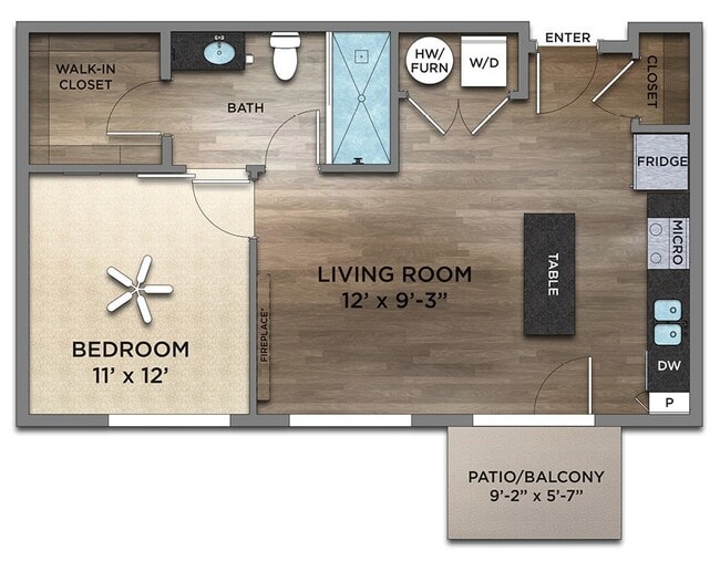 Floorplan - Century Baxter Ave