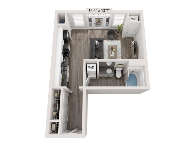 Floorplan - City Gate Apartment Homes