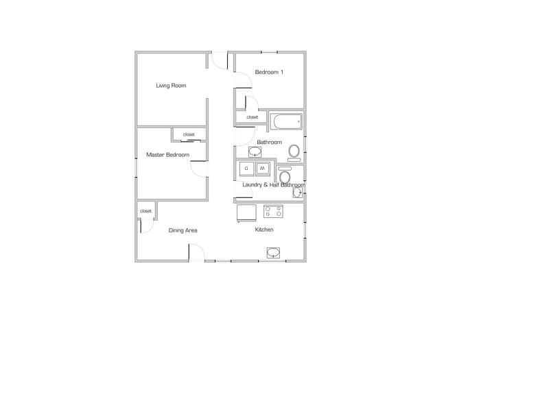 Floor Plan - 215 N Emmett Ave