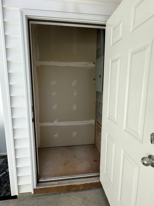 Storage in back patio - 1215 Green Oaks Ln