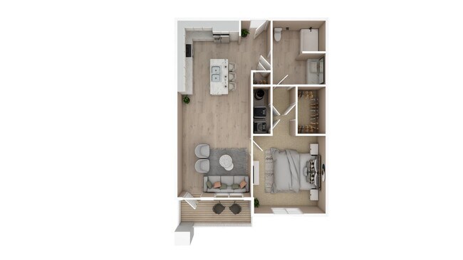 Floorplan - The Met Apartment Homes