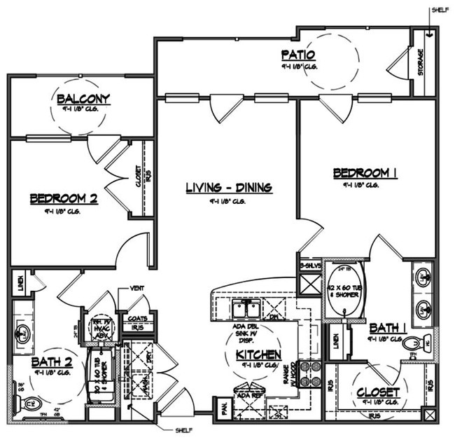 Floorplan - Independence Heights Apartments