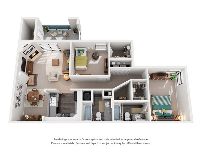 Floorplan - Southland Station Apartments